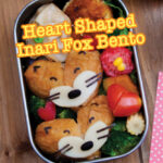 Kawaii!! Kyaraben - Heart Shaped Inari Fox Bento