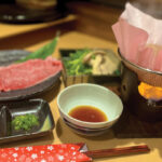 “Kamisuki-nabe” Paper Hot Pot with Miyazaki A5 Wagyu Beef  | Wadatsumi Beverly Hills | Oishii Choice