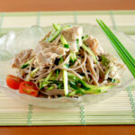 OCHIKERON Recipe: Cucumber Soba Noodles with Shabu-Shabu Pork