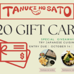 Enter NOW for GIVEAWAY | TANUKI NO SATO, Udon Izakaya Restaurant $20 Gift card
