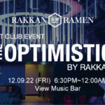 CLUB EVENT: THE OPTIMISTIC BY RAKKAN
