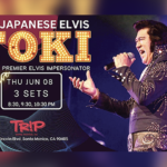 Meet the winner of the 2020 Ultimate Elvis Tribute Artist competition, Toki Toyokazu, in Santa Monic...