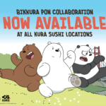 We Bare Bears ✖️ KURA REVOLVINGSUSHI BARSpecial Collaboration now available!