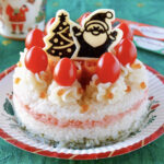 OCHIKERON Recipe: Easy Christmas Sushi Layer Cake クリスマス寿司ケーキ