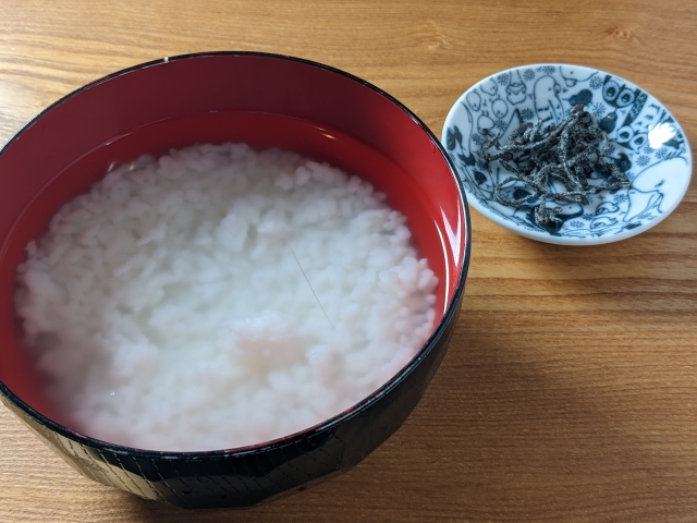 mizukake gohan water over rice Yamagata Japan summer dish
