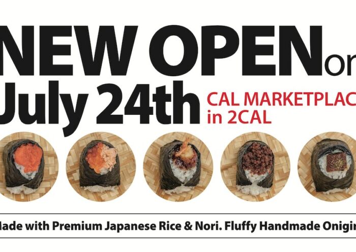 Onigiri Sun rice balls with Japanese rice and nori, opening at CAL Marketplace in DTLA