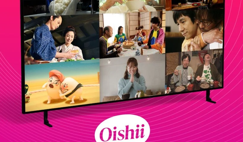 Channel Oishii free Japanese anime and food channel on Amasian TV, featuring Hyakusho Kizoku, Gunma-chan, and Sushi Sumo