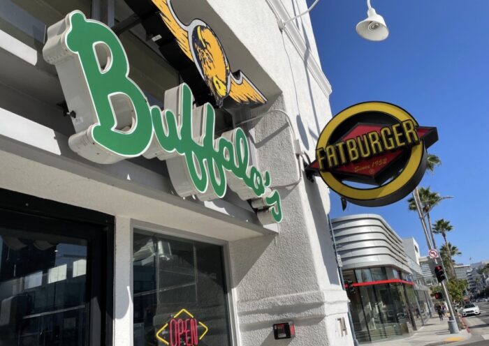 Fatburger Japan Okinawa store exterior in Kadena Town