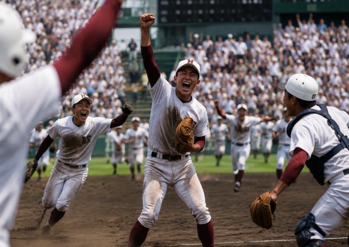 Ariake Koshien comeback win Kumamoto ninth inning miracle