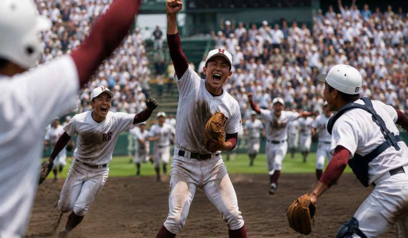 Ariake Koshien comeback win Kumamoto ninth inning miracle