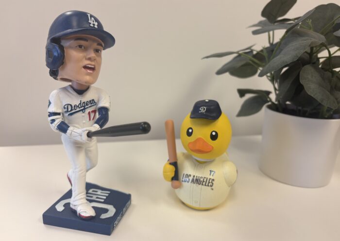 Dodgers Godzilla bobblehead