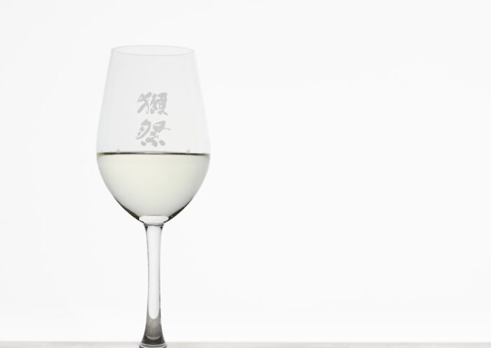 Premium Dassai sake served at the LA Dassai Experience at Uchi West Hollywood